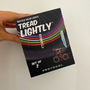 Colorful bicycle valve lights brand new